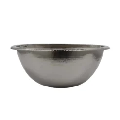 Native Trails Cameo 17" x 13.25" Oval Nickel Bathroom Sink, Polished Nickel, CPS848