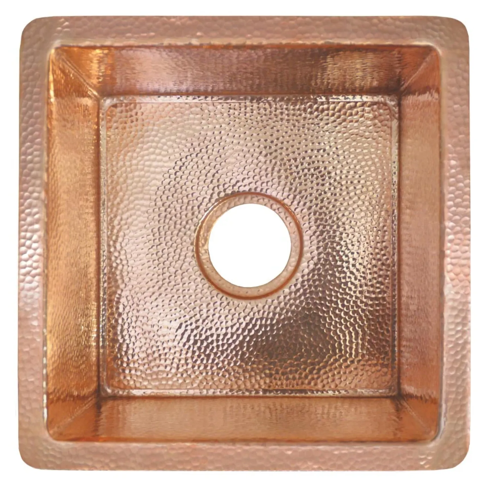 Native Trails Cantina 15" Copper Bar/Prep Sink, Polished Copper, CPS434