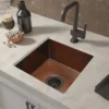 Native Trails Cantina 15" Square Copper Bar/Prep Sink, Antique Copper, CPS234-F