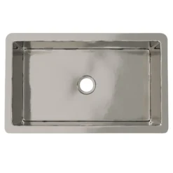 Native Trails Cocina 30" Undermount Copper Kitchen Sink, Polished Nickel, CPK893-F