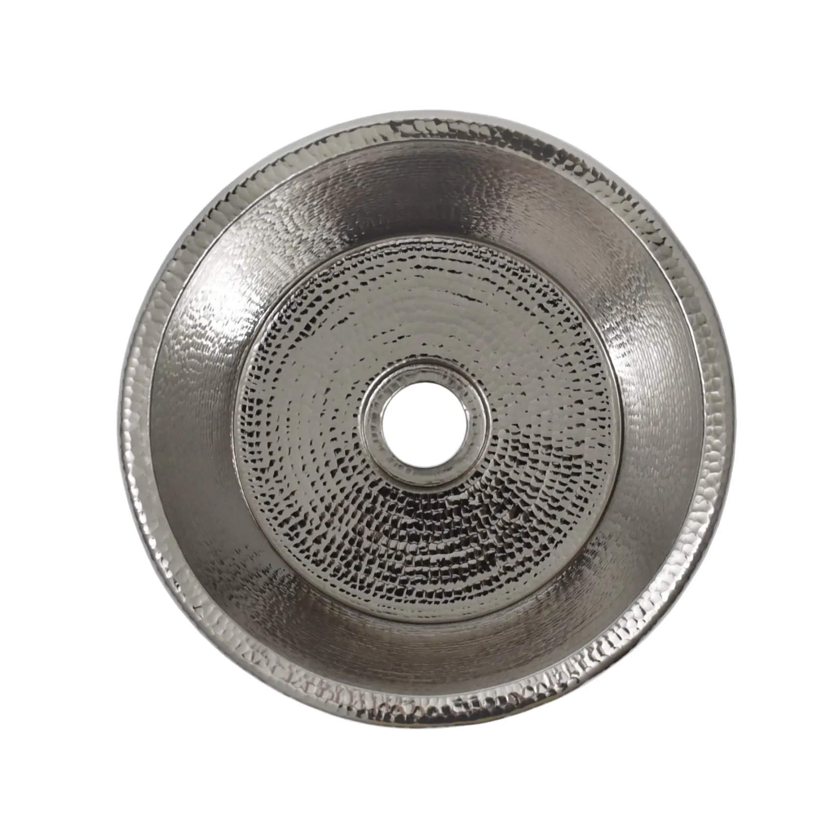 Native Trails Diego 13" Round Nickel Bar/Prep Sink, Polished Nickel, CPS835
