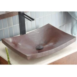 Native Trails Kohani 20" Rectangle Copper Bathroom Sink, Antique Copper, CPS257