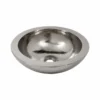 Native Trails Laguna 16" Round Vessel Nickel Bathroom Sink, Polished Nickel, CPS855
