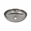 Native Trails Maestro 14.5" Round Vessel Nickel Bathroom Sink, Polished Nickel, CPS883