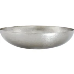 Native Trails Maestro 17" Round Nickel Bathroom Sink, Brushed Nickel, CPS584