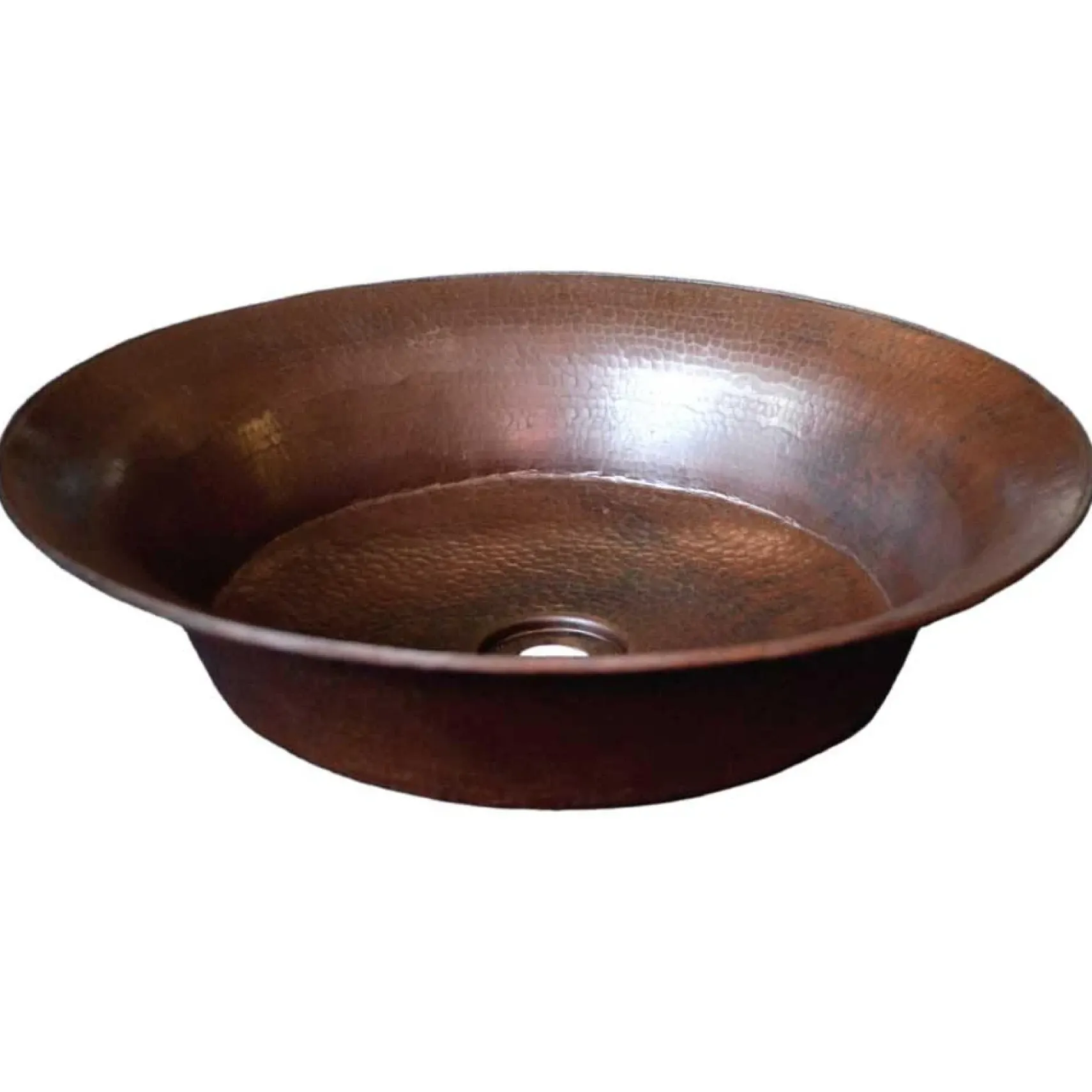 Native Trails Maestro 16" Round Copper Bathroom Sink, Antique Copper, CPS271