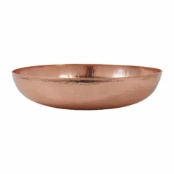 Native Trails Maestro 14.5" Round Vessel Copper Bathroom Sink, Polished Copper, CPS483
