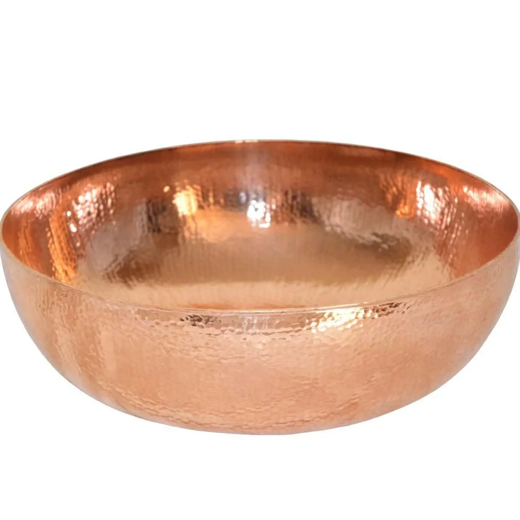 Native Trails Maestro 16" Round Copper Bathroom Sink, Polished Copper, CPS463