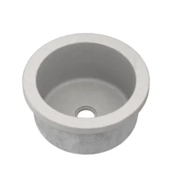 Native Trails Malibu 14" NativeStone Concrete Bar/Prep Sink, Ash, NSB1407-A