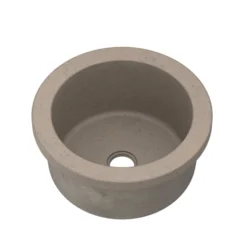 Native Trails Malibu 14" NativeStone Concrete Bar/Prep Sink, Earth, NSB1407-E