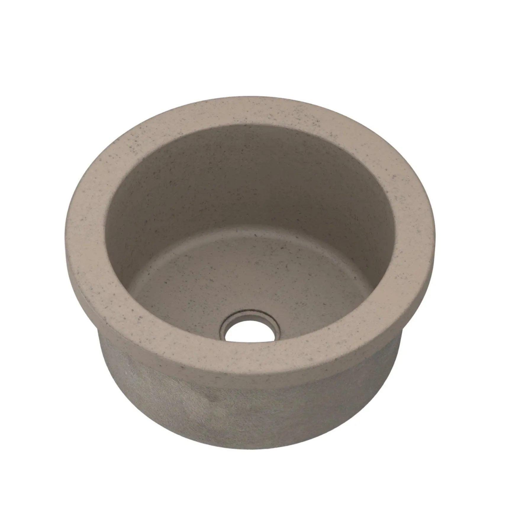 Native Trails Malibu 14" NativeStone Concrete Bar/Prep Sink, Earth, NSB1407-E