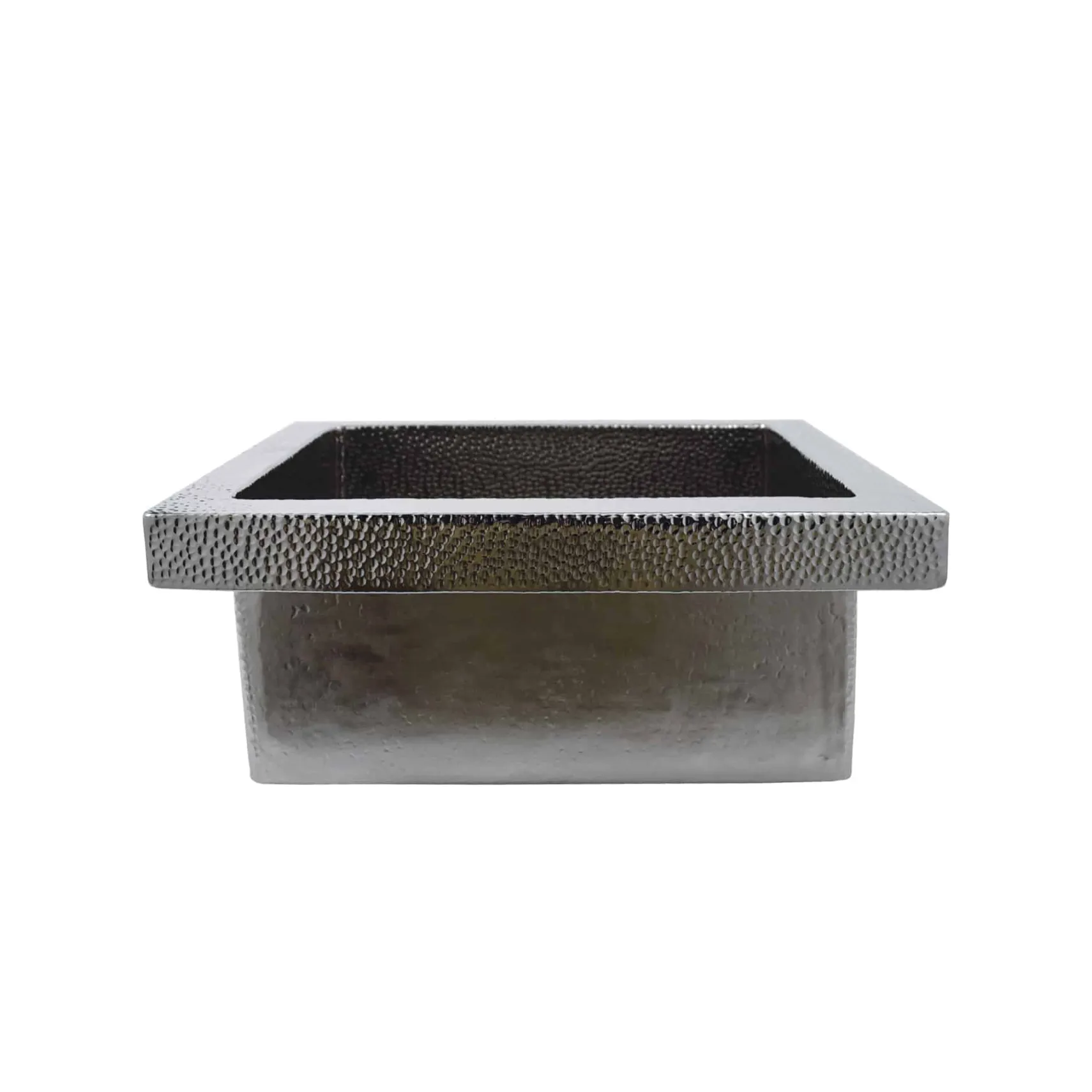 Native Trails Manhattan 17" Rectangle Nickel Bar/Prep Sink, Polished Nickel, CPS832