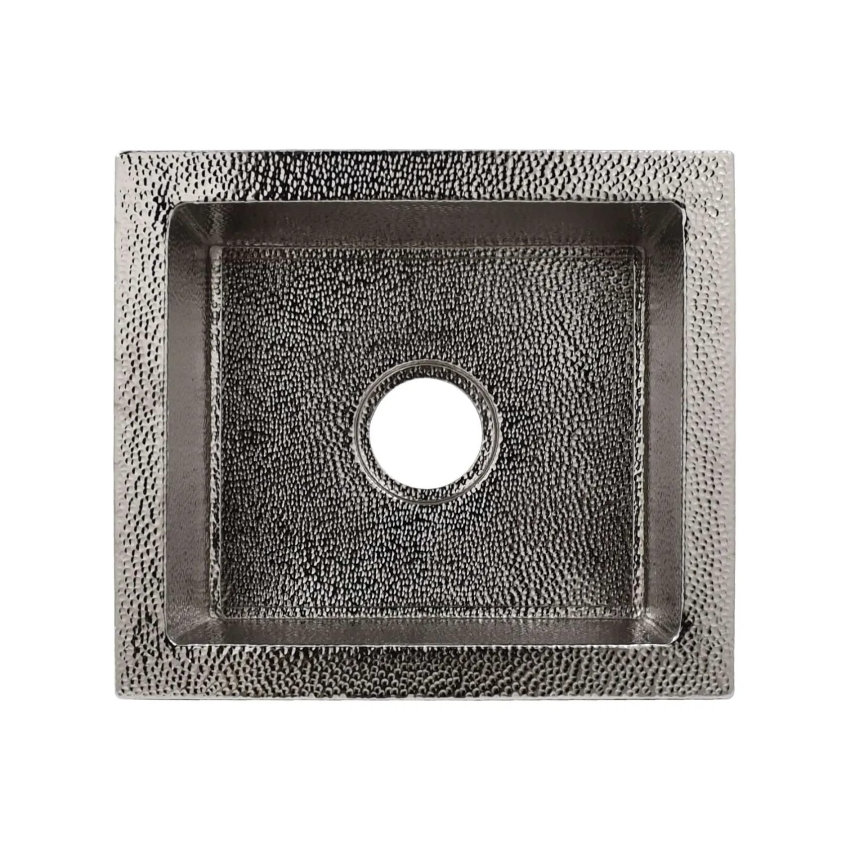 Native Trails Manhattan 17" Rectangle Nickel Bar/Prep Sink, Polished Nickel, CPS832