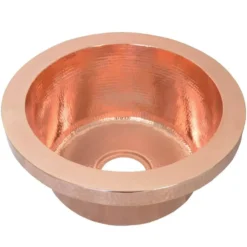 Native Trails Mojito 16" Copper Bar/Prep Sink, Polished Copper, CPS416