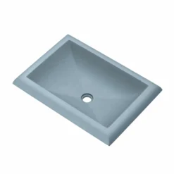 Native Trails Montecito 21.5" x 15.5" Rectangle Drop In NativeStone Concrete ADA Bathroom Sink, Ocean, NSL2216-O