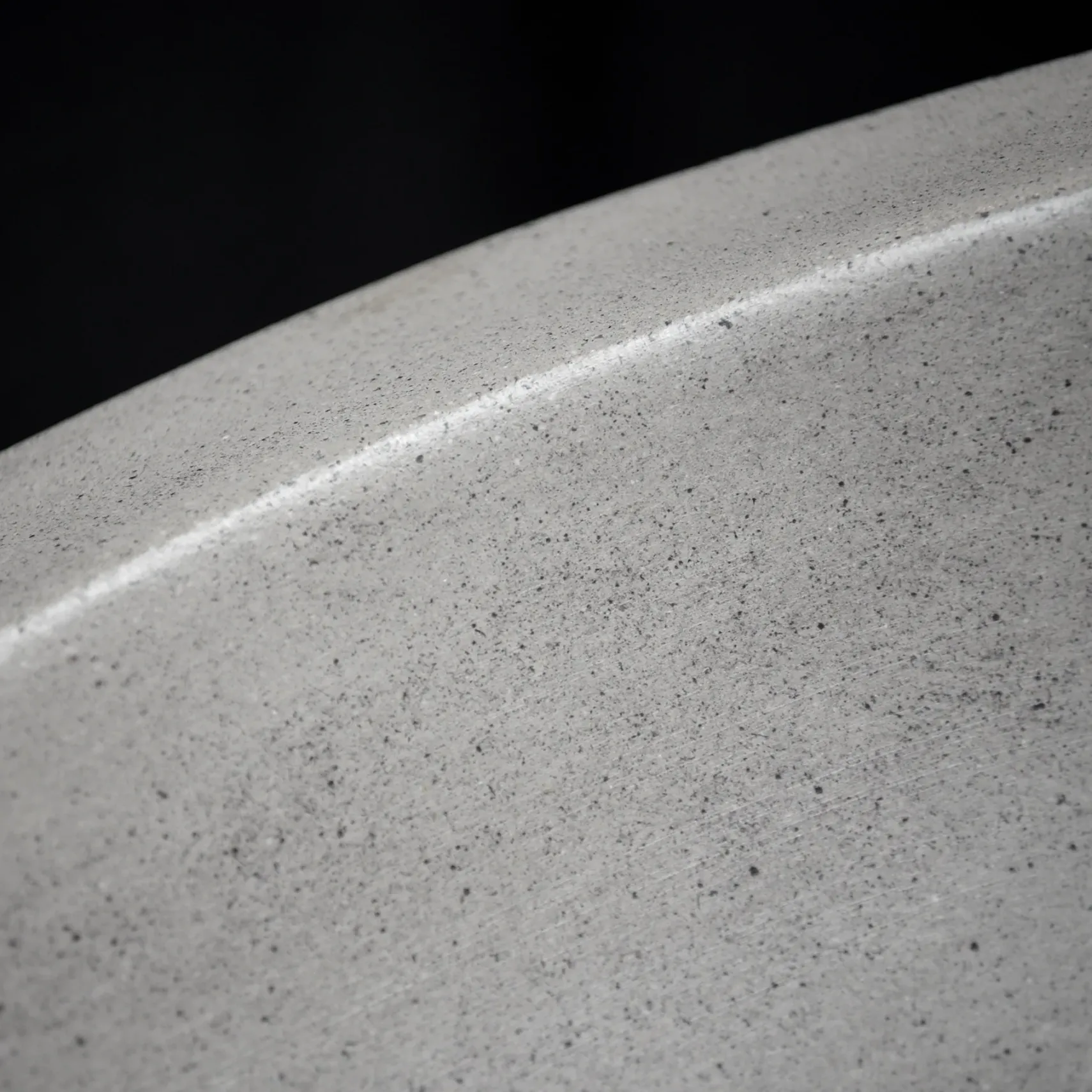 Native Trails Morro 17" Round NativeStone Concrete Bathroom Sink, Ash, NSL1705-A