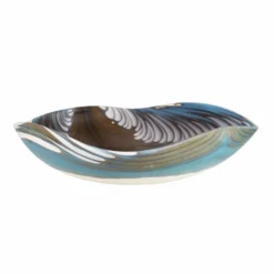 Native Trails Murano 15" Rounded-Square Glass Vessel Bathroom Sink, Shoreline, MG1515-SE
