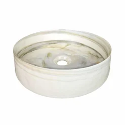 Native Trails Murano 16" Round Glass Bathroom Sink, Abalone, MG1616-AE