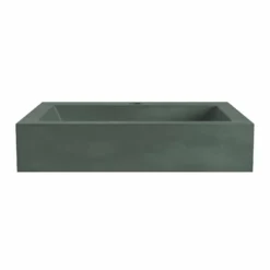 Native Trails Natoma 24" x 19" Rectangle Wall Mount NativeStone Concrete ADA Bathroom Sink, Earth, NSL2405-E