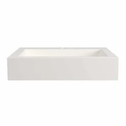 Native Trails Natoma 24" x 19" Rectangle Wall Mount NativeStone Concrete ADA Bathroom Sink, Sage, NSL2405-G