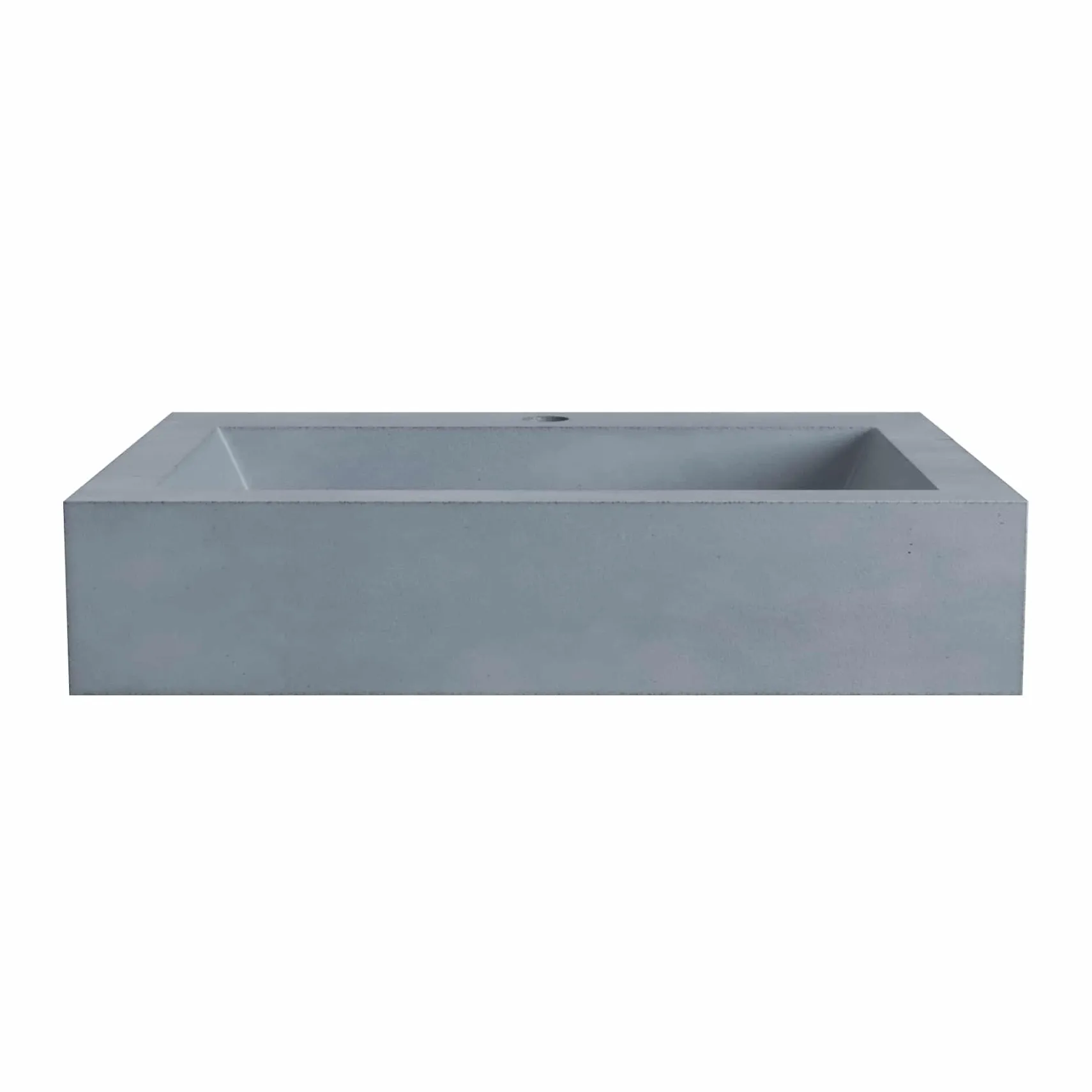 Native Trails Natoma 24" x 19" Rectangle Wall Mount NativeStone Concrete ADA Bathroom Sink, Forest, NSL2405-F