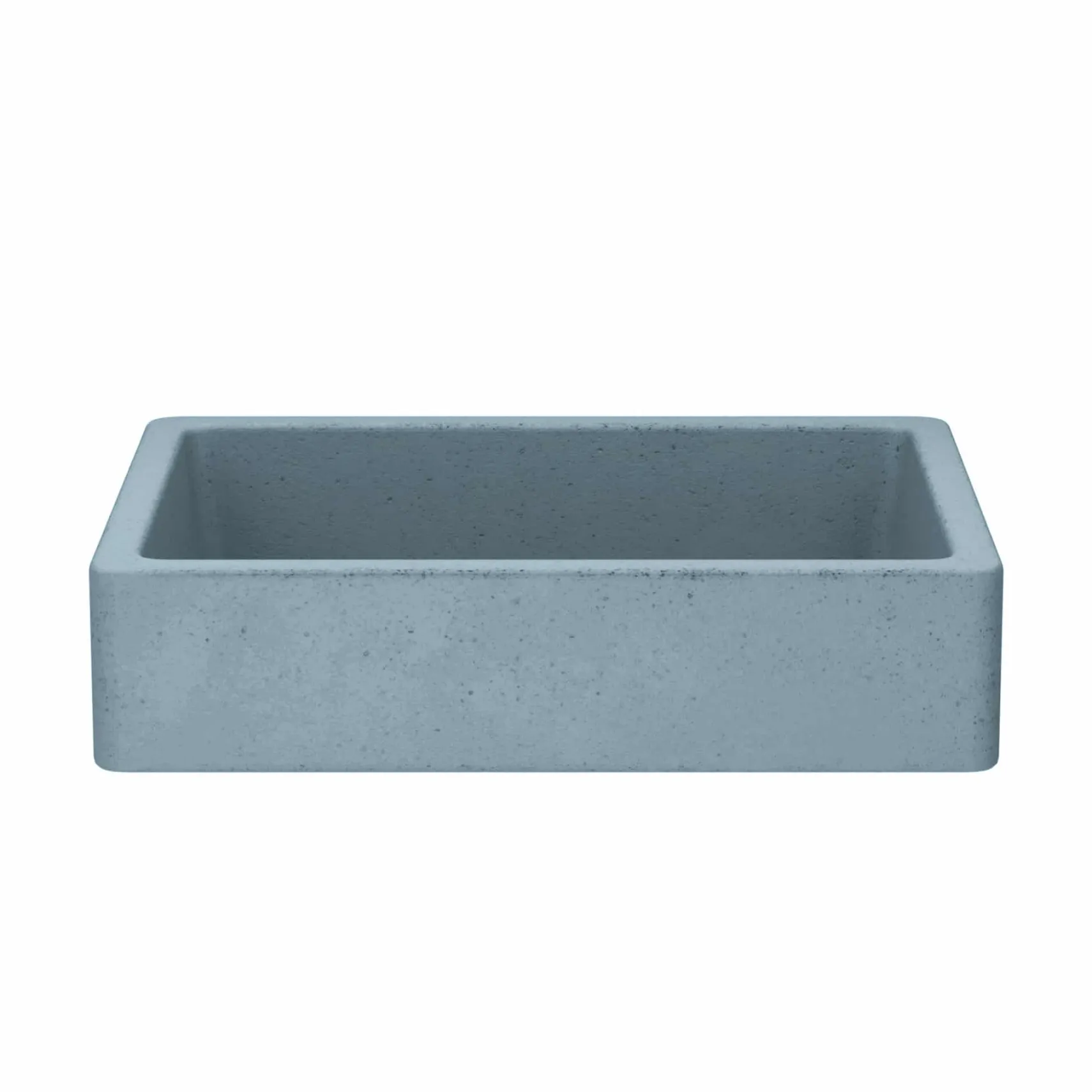 Native Trails Nipomo 19.5" x 15" Rectangle NativeStone Concrete ADA Farmhouse Bathroom Sink, Ocean, NSL1915-O
