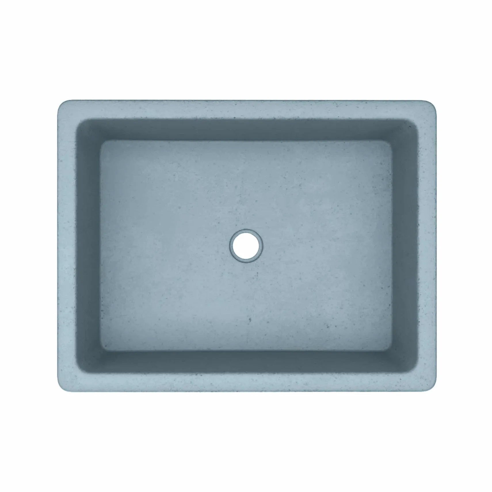 Native Trails Nipomo 19.5" x 15" Rectangle NativeStone Concrete ADA Farmhouse Bathroom Sink, Ocean, NSL1915-O