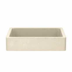 Native Trails Nipomo 19.5" x 15" Rectangle NativeStone Concrete ADA Farmhouse Bathroom Sink, Sand, NSL1915-D