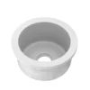 Native Trails Olivos 16" NativeStone Concrete Bar/Prep Sink, Pearl, NSB1607-P