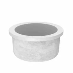 Native Trails Olivos 16" NativeStone Concrete Bar/Prep Sink, Pearl, NSB1607-P