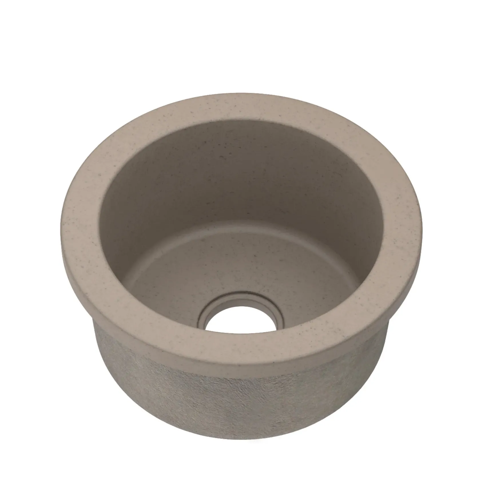 Native Trails Olivos 16" NativeStone Concrete Bar/Prep Sink, Earth, NSB1607-E