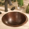 Native Trails Paloma 14" Round Copper Bathroom Sink, Antique Copper, CPS259