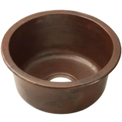 Native Trails Redondo Chico 15" Copper Bar/Prep Sink, Antique Copper, CPS260
