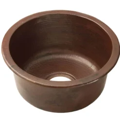 Native Trails Redondo Grande 18" Copper Bar/Prep Sink, Antique Copper, CPS251