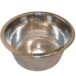 Native Trails Redondo Grande 18" Nickel Bar/Prep Sink, Polished Nickel, CPS851