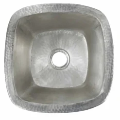 Native Trails Rincon 13" Nickel Bar/Prep Sink, Brushed Nickel, CPS547