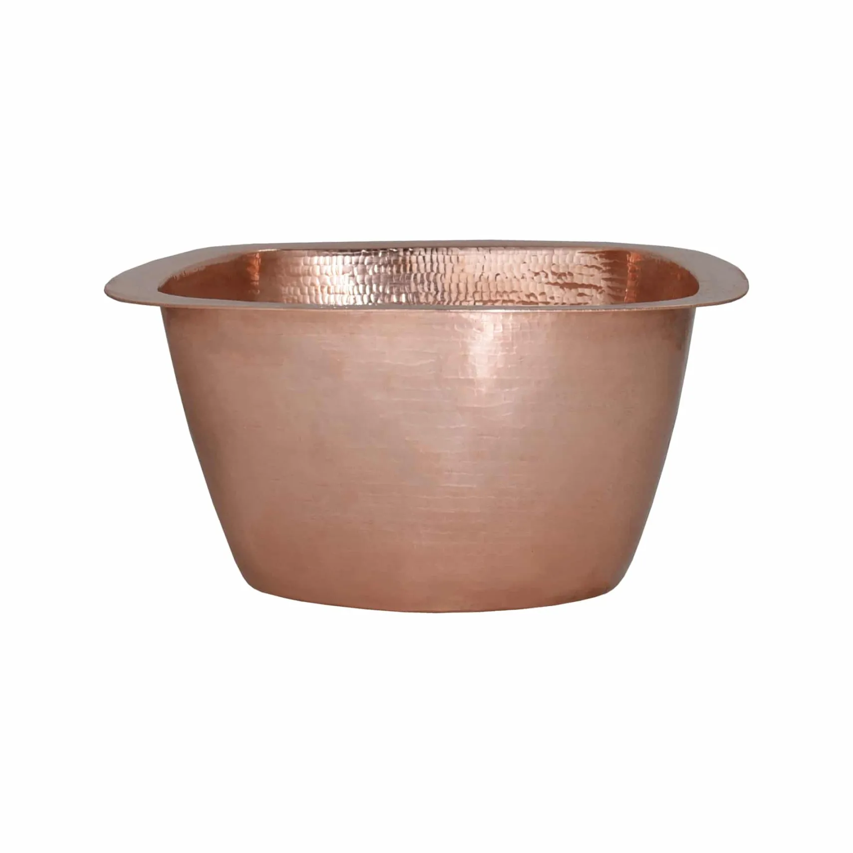 Native Trails Rincon 13" Square Copper Bar/Prep Sink, Polished Copper, 16 Gauge, CPS447