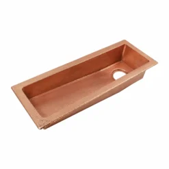 Native Trails Rio Chico 30" Rectangle Copper Bar/Prep Sink, Polished Copper, 16 Gauge, CPS410