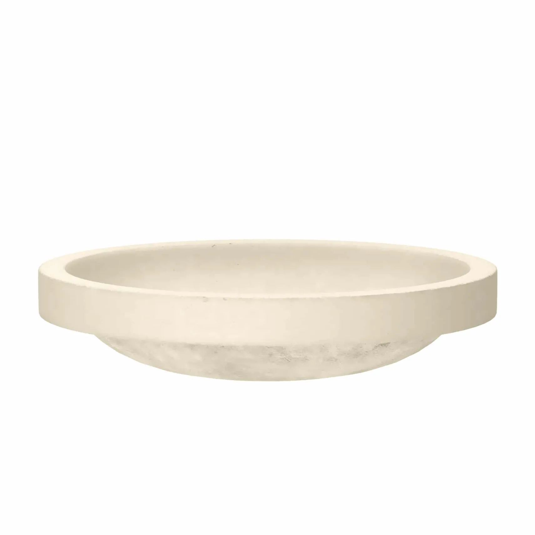 Native Trails Tolosa 19" x 16" Oval NativeStone Concrete ADA Bathroom Sink, Sand, NSL1916-D