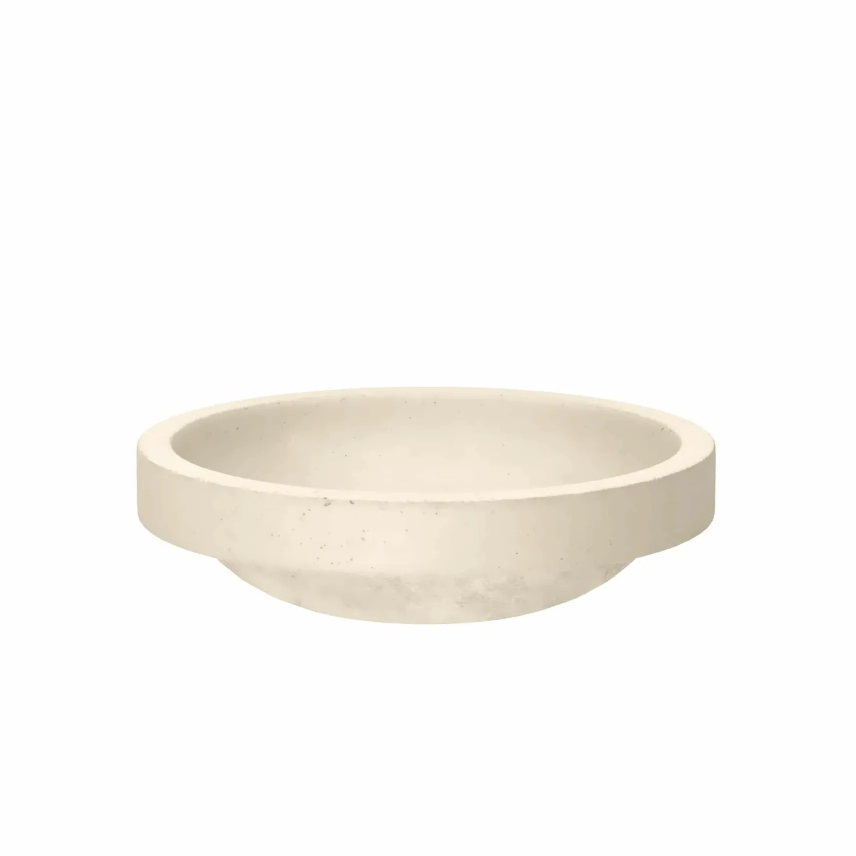 Native Trails Tolosa 19" x 16" Oval NativeStone Concrete ADA Bathroom Sink, Sand, NSL1916-D