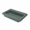 Native Trails Trough 30" x 19" Rectangle Drop In NativeStone Concrete ADA Bathroom Sink, Forest, NSL3019-FX