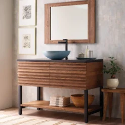 Native Trails Winemaker 48" Freestanding Vanity Base in Cask Oak, VNM481