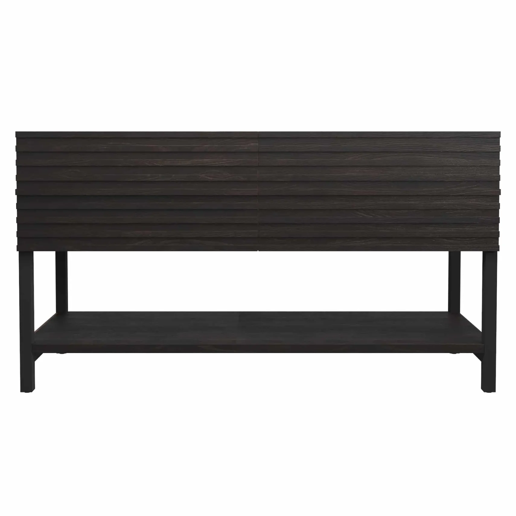 Native Trails Winemaker 60" Freestanding Reclaimed Wood Vanity Base in Charred Oak, VNM608