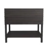 Native Trails Winemaker 36" Freestanding Reclaimed Wood Vanity Base in Charred Oak, VNM368