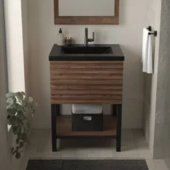 Native Trails Winemaker 24" Freestanding Reclaimed Wood Vanity Base in Cask Oak, VNM241
