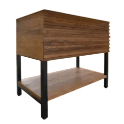 Native Trails Winemaker 36" Freestanding Reclaimed Wood Vanity Base in Cask Oak, VNM361
