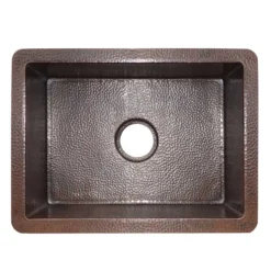 Native Trails Cocina 21" Copper Kitchen Sink, Antique Copper, CPK278