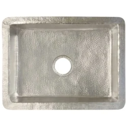 Native Trails Cocina 24" Nickel Kitchen Sink, Brushed Nickel, CPK579