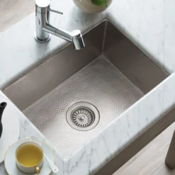 Native Trails Cocina 22" Nickel Kitchen Sink, Brushed Nickel, CPK578
