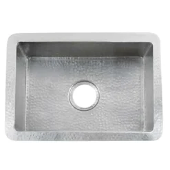 Native Trails Cocina 22" Nickel Kitchen Sink, Brushed Nickel, CPK578